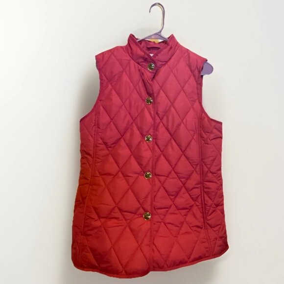 Kenneth Cole New York Jackets & Blazers - Kenneth Cole New York Quilted Hot Pink Puffer Vest Women's Size Medium NWT